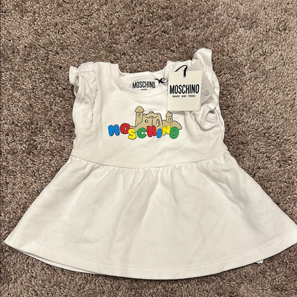 Moschino White Baby Dress